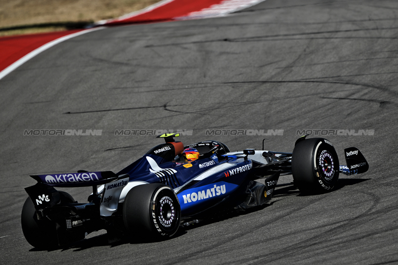GP USA, Carlos Sainz (ESP) Atlassian Williams Racing FW47.
17.10.2025. Formula 1 World Championship, Rd 19, United States Grand Prix, Austin, Texas, USA, Sprint Qualifiche Day
- www.xpbimages.com, EMail: requests@xpbimages.com © Copyright: Price / XPB Images