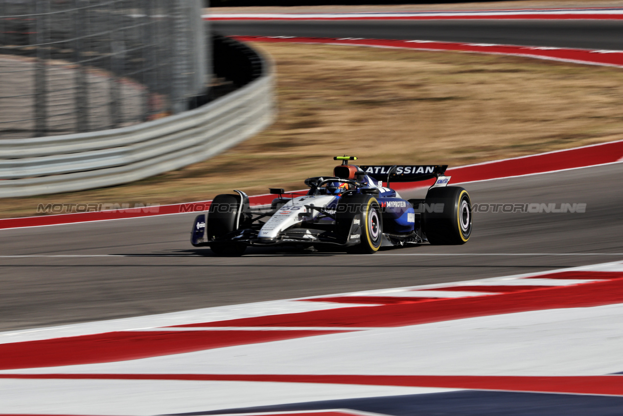 GP USA, Carlos Sainz (ESP) Atlassian Williams Racing FW47.
17.10.2025. Formula 1 World Championship, Rd 19, United States Grand Prix, Austin, Texas, USA, Sprint Qualifiche Day
- www.xpbimages.com, EMail: requests@xpbimages.com © Copyright: Rew / XPB Images