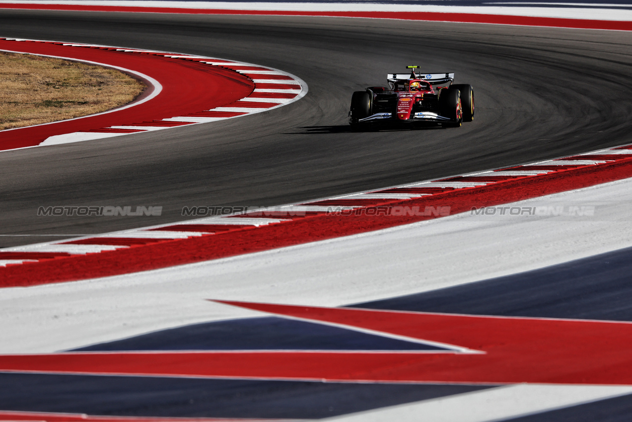 GP USA, Lewis Hamilton (GBR) Ferrari SF-25.
17.10.2025. Formula 1 World Championship, Rd 19, United States Grand Prix, Austin, Texas, USA, Sprint Qualifiche Day
- www.xpbimages.com, EMail: requests@xpbimages.com © Copyright: Rew / XPB Images