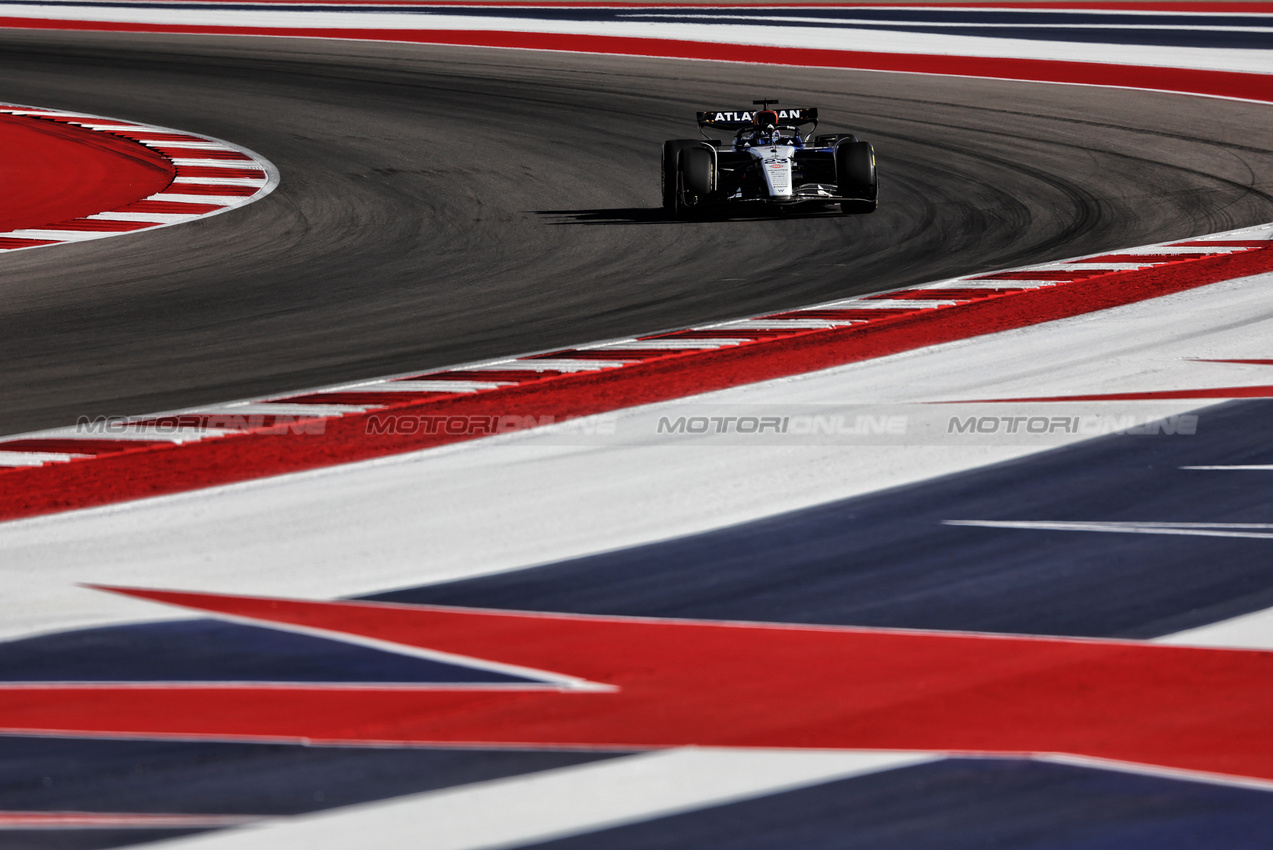 GP USA, Alexander Albon (THA) Atlassian Williams Racing FW47.
17.10.2025. Formula 1 World Championship, Rd 19, United States Grand Prix, Austin, Texas, USA, Sprint Qualifiche Day
- www.xpbimages.com, EMail: requests@xpbimages.com © Copyright: Rew / XPB Images