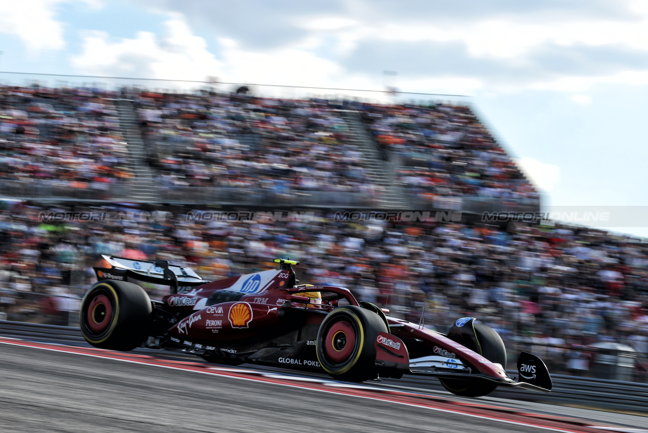 GP USA, Lewis Hamilton (GBR) Ferrari SF-25.

17.10.2025. Formula 1 World Championship, Rd 19, United States Grand Prix, Austin, Texas, USA, Sprint Qualifiche Day

- www.xpbimages.com, EMail: requests@xpbimages.com © Copyright: Moy / XPB Images