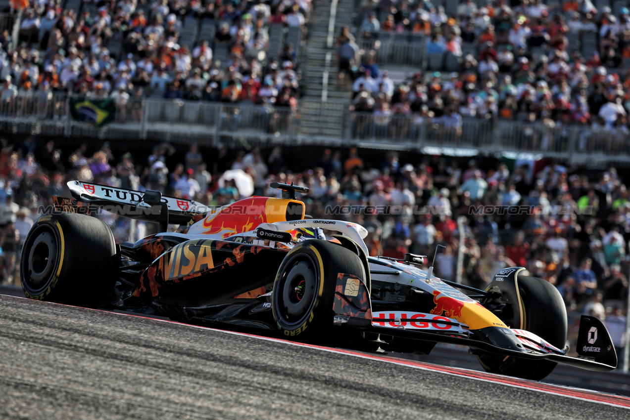 GP USA, Isack Hadjar (FRA) Racing Bulls VCARB 02.

17.10.2025. Formula 1 World Championship, Rd 19, United States Grand Prix, Austin, Texas, USA, Sprint Qualifiche Day

- www.xpbimages.com, EMail: requests@xpbimages.com © Copyright: Moy / XPB Images