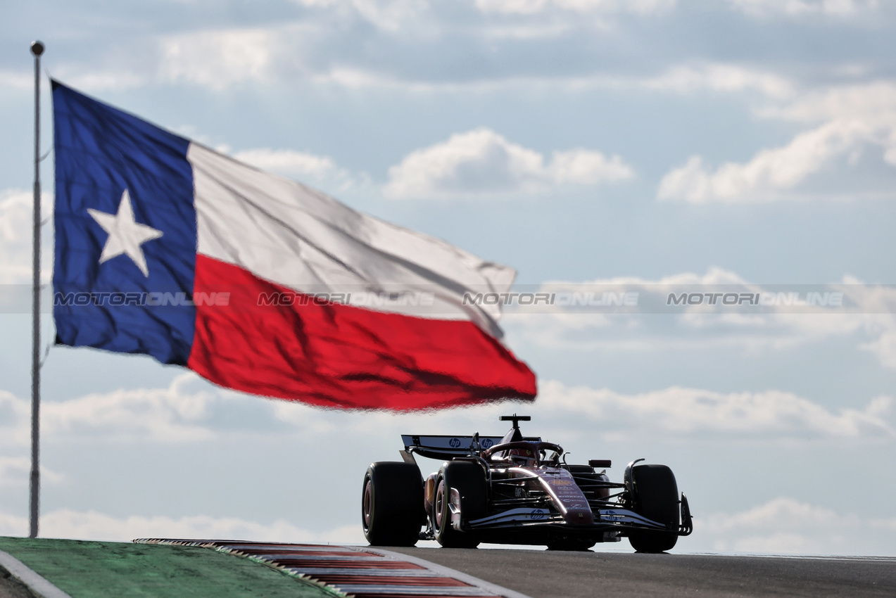 GP USA, Charles Leclerc (MON) Ferrari SF-25.

17.10.2025. Formula 1 World Championship, Rd 19, United States Grand Prix, Austin, Texas, USA, Sprint Qualifiche Day

- www.xpbimages.com, EMail: requests@xpbimages.com © Copyright: Moy / XPB Images