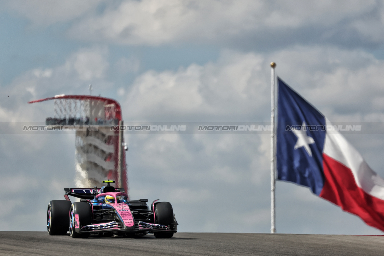 GP USA, Franco Colapinto (ARG) Alpine F1 Team A525.
17.10.2025. Formula 1 World Championship, Rd 19, United States Grand Prix, Austin, Texas, USA, Sprint Qualifiche Day
- www.xpbimages.com, EMail: requests@xpbimages.com © Copyright: Bearne / XPB Images