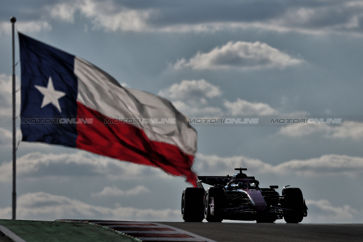 GP USA, Pierre Gasly (FRA) Alpine F1 Team A525.

17.10.2025. Formula 1 World Championship, Rd 19, United States Grand Prix, Austin, Texas, USA, Sprint Qualifiche Day

- www.xpbimages.com, EMail: requests@xpbimages.com © Copyright: Moy / XPB Images