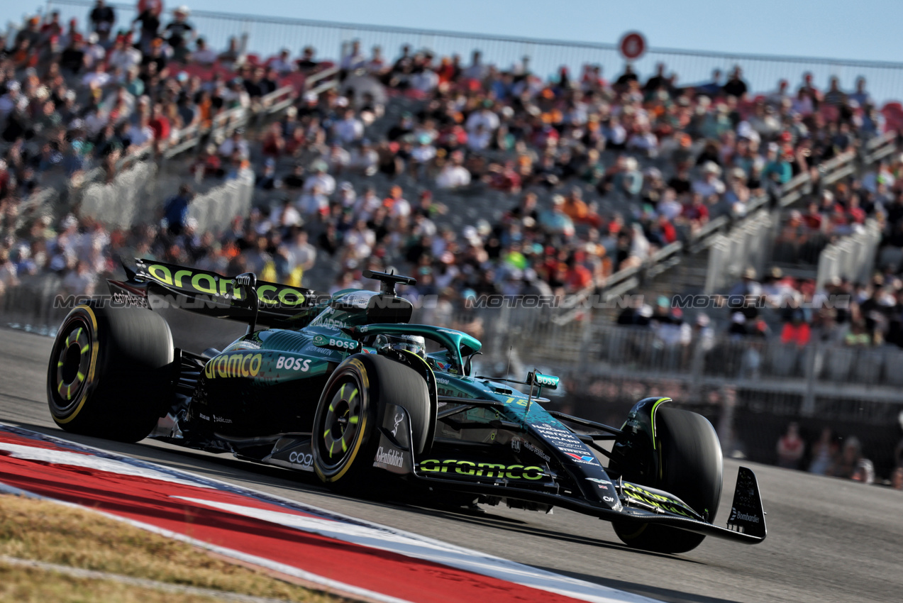 GP USA, Lance Stroll (CDN) Aston Martin F1 Team AMR25.
17.10.2025. Formula 1 World Championship, Rd 19, United States Grand Prix, Austin, Texas, USA, Sprint Qualifiche Day
- www.xpbimages.com, EMail: requests@xpbimages.com © Copyright: Moy / XPB Images