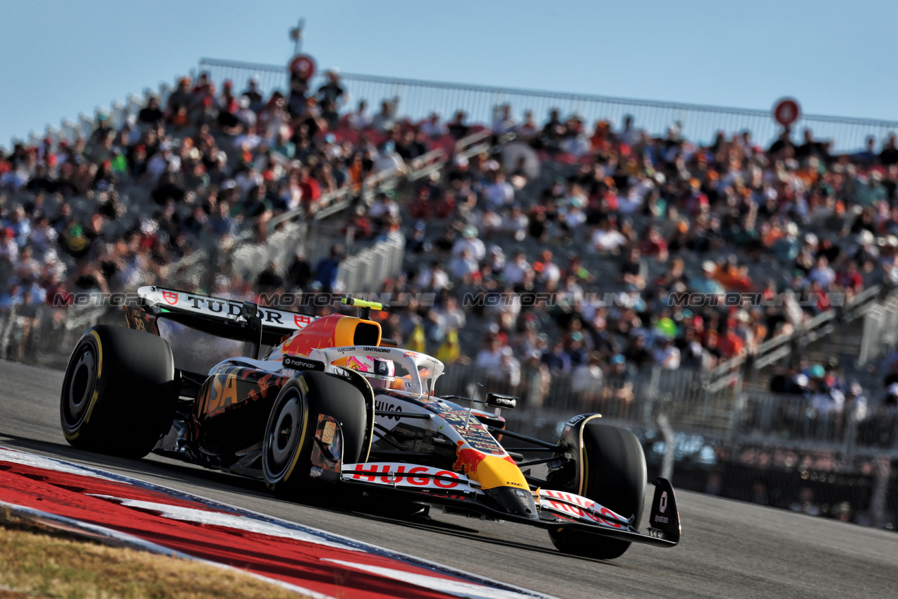 GP USA, Liam Lawson (NZL) Racing Bulls VCARB 02.

17.10.2025. Formula 1 World Championship, Rd 19, United States Grand Prix, Austin, Texas, USA, Sprint Qualifiche Day

- www.xpbimages.com, EMail: requests@xpbimages.com © Copyright: Moy / XPB Images