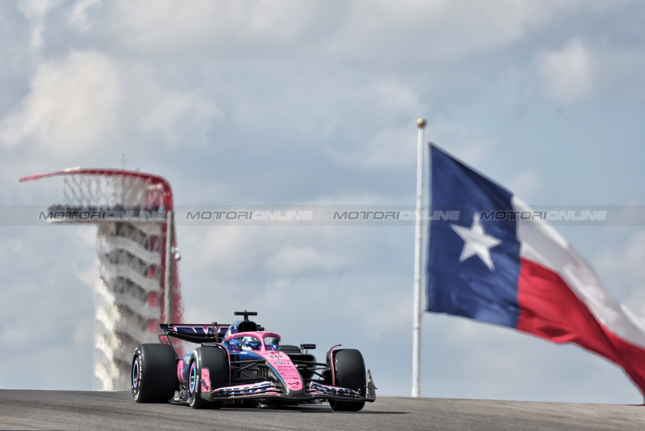 GP USA, Pierre Gasly (FRA) Alpine F1 Team A525.
17.10.2025. Formula 1 World Championship, Rd 19, United States Grand Prix, Austin, Texas, USA, Sprint Qualifiche Day
- www.xpbimages.com, EMail: requests@xpbimages.com © Copyright: Bearne / XPB Images
