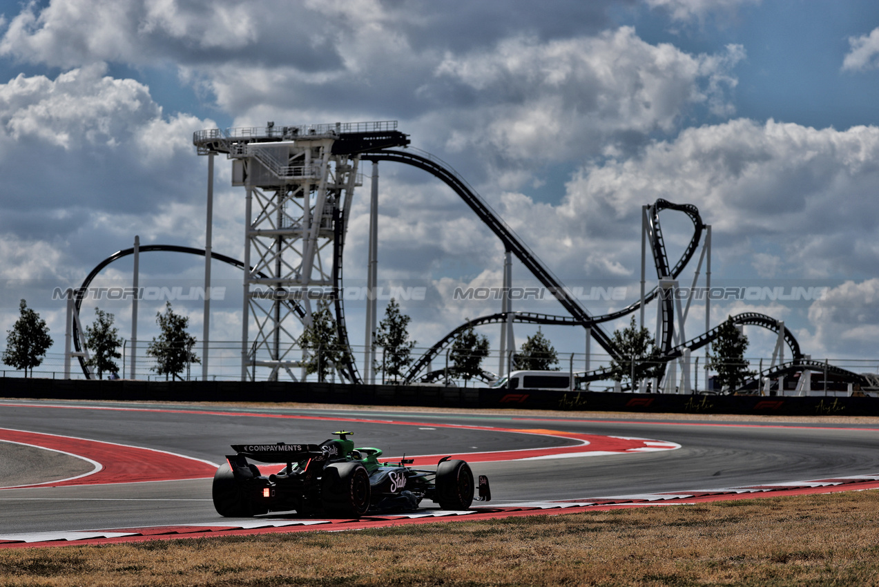 GP USA, Gabriel Bortoleto (BRA) Sauber C45.
17.10.2025. Formula 1 World Championship, Rd 19, United States Grand Prix, Austin, Texas, USA, Sprint Qualifiche Day
- www.xpbimages.com, EMail: requests@xpbimages.com © Copyright: Charniaux / XPB Images