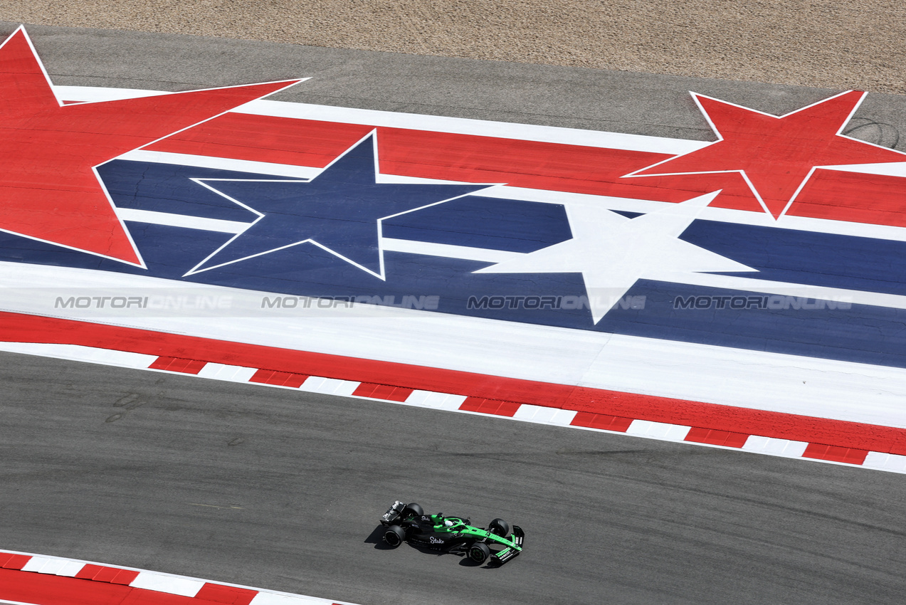 GP USA, Nico Hulkenberg (GER) Sauber C45.
17.10.2025. Formula 1 World Championship, Rd 19, United States Grand Prix, Austin, Texas, USA, Sprint Qualifiche Day
- www.xpbimages.com, EMail: requests@xpbimages.com © Copyright: Moy / XPB Images