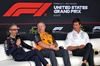 GP USA, (L to R): Laurent Mekies (FRA) Red Bull Racing Team Principal e CEO; Zak Brown (USA) McLaren Executive Director; e Toto Wolff (GER) Mercedes AMG F1 Shareholder e Executive Director, in the FIA Press Conference.
17.10.2025. Formula 1 World Championship, Rd 19, United States Grand Prix, Austin, Texas, USA, Sprint Qualifiche Day
- www.xpbimages.com, EMail: requests@xpbimages.com © Copyright: Moy / XPB Images