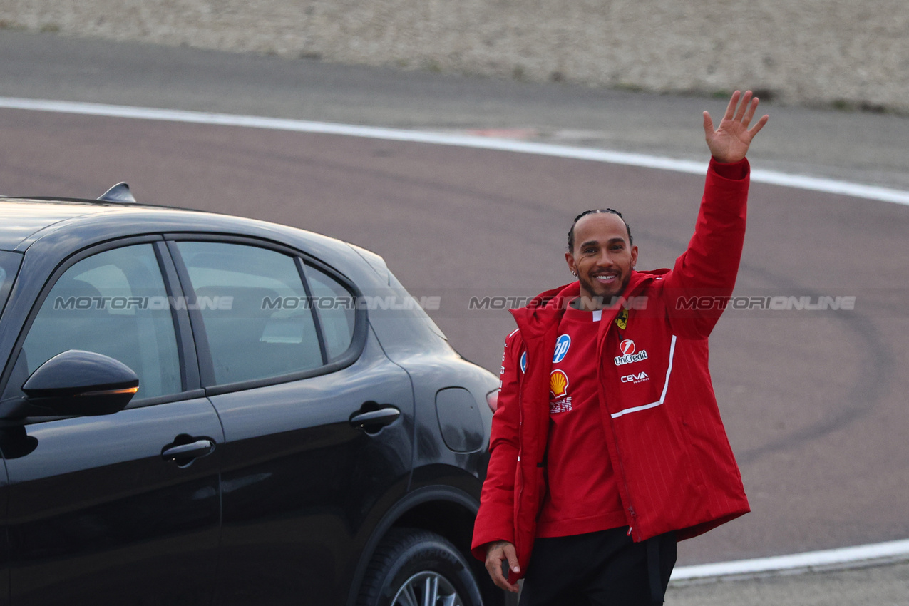 SHAKEDOWN FERRARI SF25, Lewis Hamilton (GBR) Ferrari SF-25.
19.02.2025. Formula One World Championship, Ferrari SF-25 Shakedown, Fiorano, Italy.
- www.xpbimages.com, EMail: requests@xpbimages.com © Copyright: XPB Images
