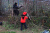 SHAKEDOWN FERRARI SF25, A Ferrari fan cutting a branch off a tree to get a better view of the Fiorano circuit.
19.02.2025. Formula One World Championship, Ferrari SF-25 Shakedown, Fiorano, Italy.
- www.xpbimages.com, EMail: requests@xpbimages.com © Copyright: XPB Images