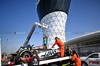 TEST ABU DHABI, The Haas VF-25 of Ryo Hirakawa (JPN) Haas F1 Team Reserve Driver is recovered back to the pits on the back of a truck.
09.12.2025. Formula 1 Testing, Yas Marina Circuit, Abu Dhabi, Tuesday.
- www.xpbimages.com, EMail: requests@xpbimages.com © Copyright: Price / XPB Images