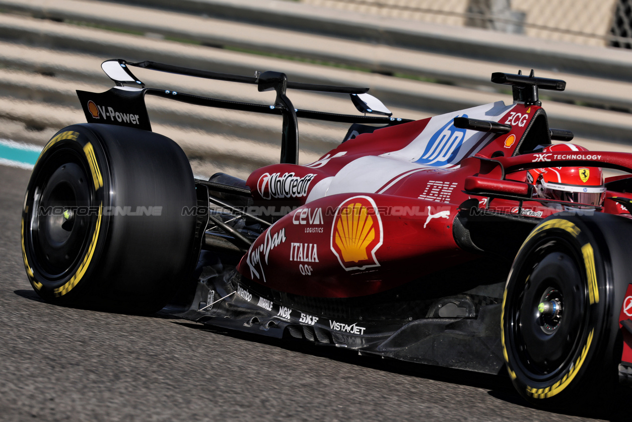 TEST ABU DHABI, Charles Leclerc (MON) Ferrari SF-25 - rear wing.
09.12.2025. Formula 1 Testing, Yas Marina Circuit, Abu Dhabi, Tuesday.
- www.xpbimages.com, EMail: requests@xpbimages.com © Copyright: Moy / XPB Images