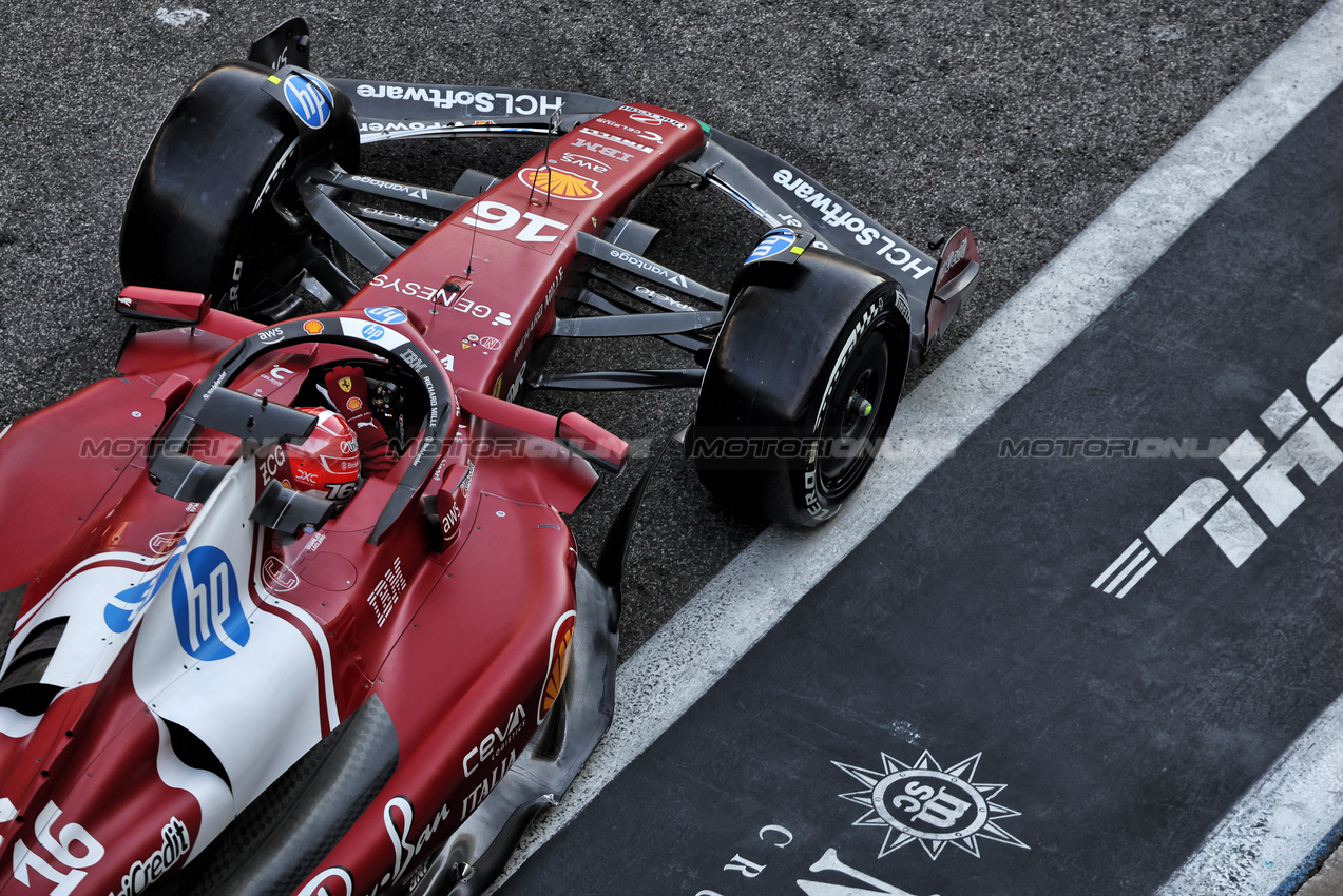 TEST ABU DHABI, Charles Leclerc (MON) Ferrari SF-25.

09.12.2025. Formula 1 Testing, Yas Marina Circuit, Abu Dhabi, Tuesday.

- www.xpbimages.com, EMail: requests@xpbimages.com © Copyright: Bearne / XPB Images