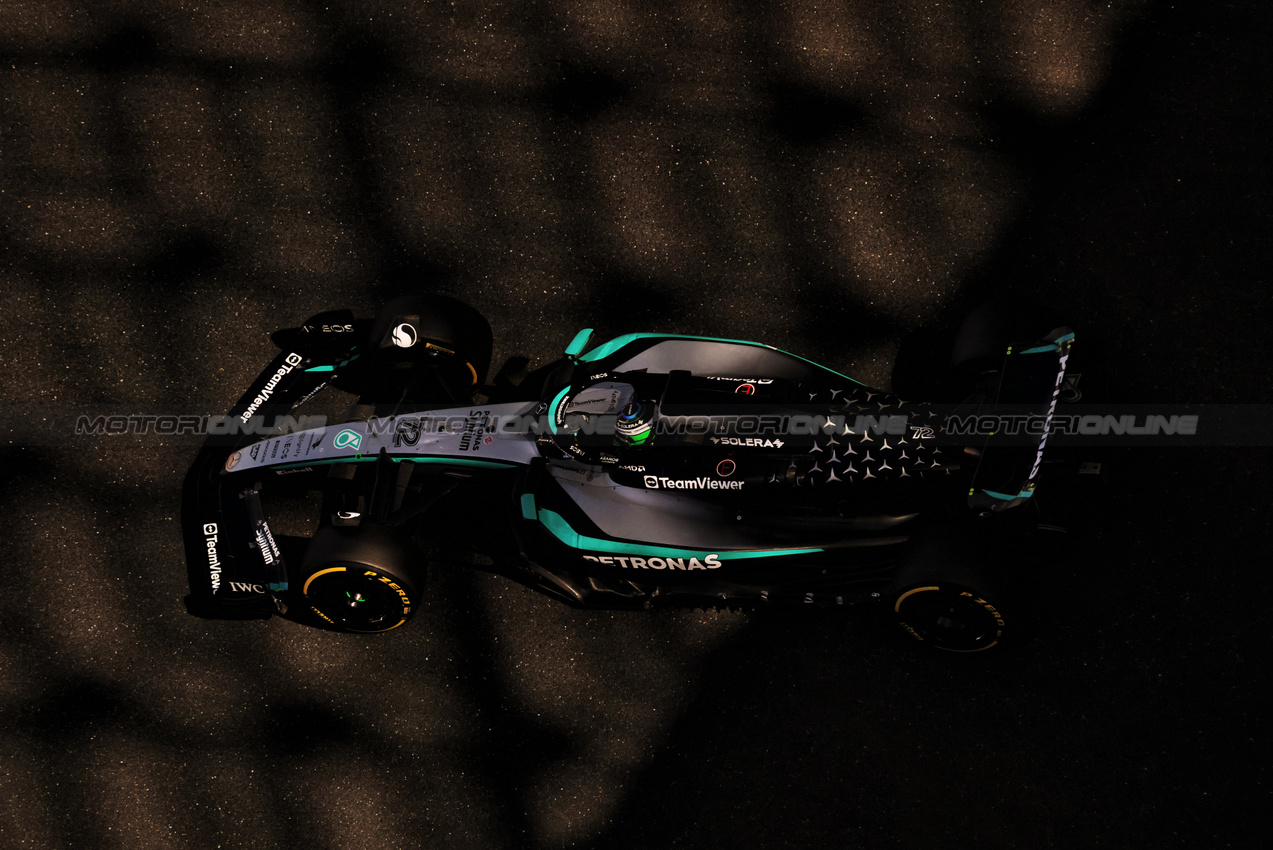 TEST ABU DHABI, Frederik Vesti (DEN) Mercedes AMG F1 W16 Reserve Driver.
09.12.2025. Formula 1 Testing, Yas Marina Circuit, Abu Dhabi, Tuesday.
- www.xpbimages.com, EMail: requests@xpbimages.com © Copyright: Moy / XPB Images