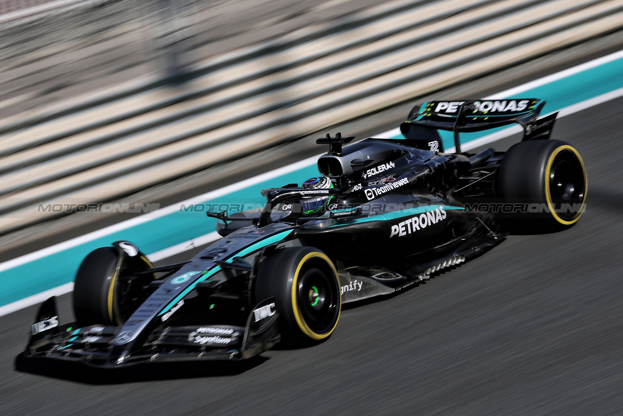 TEST ABU DHABI, Frederik Vesti (DEN) Mercedes AMG F1 W16 Reserve Driver.
09.12.2025. Formula 1 Testing, Yas Marina Circuit, Abu Dhabi, Tuesday.
- www.xpbimages.com, EMail: requests@xpbimages.com © Copyright: Moy / XPB Images