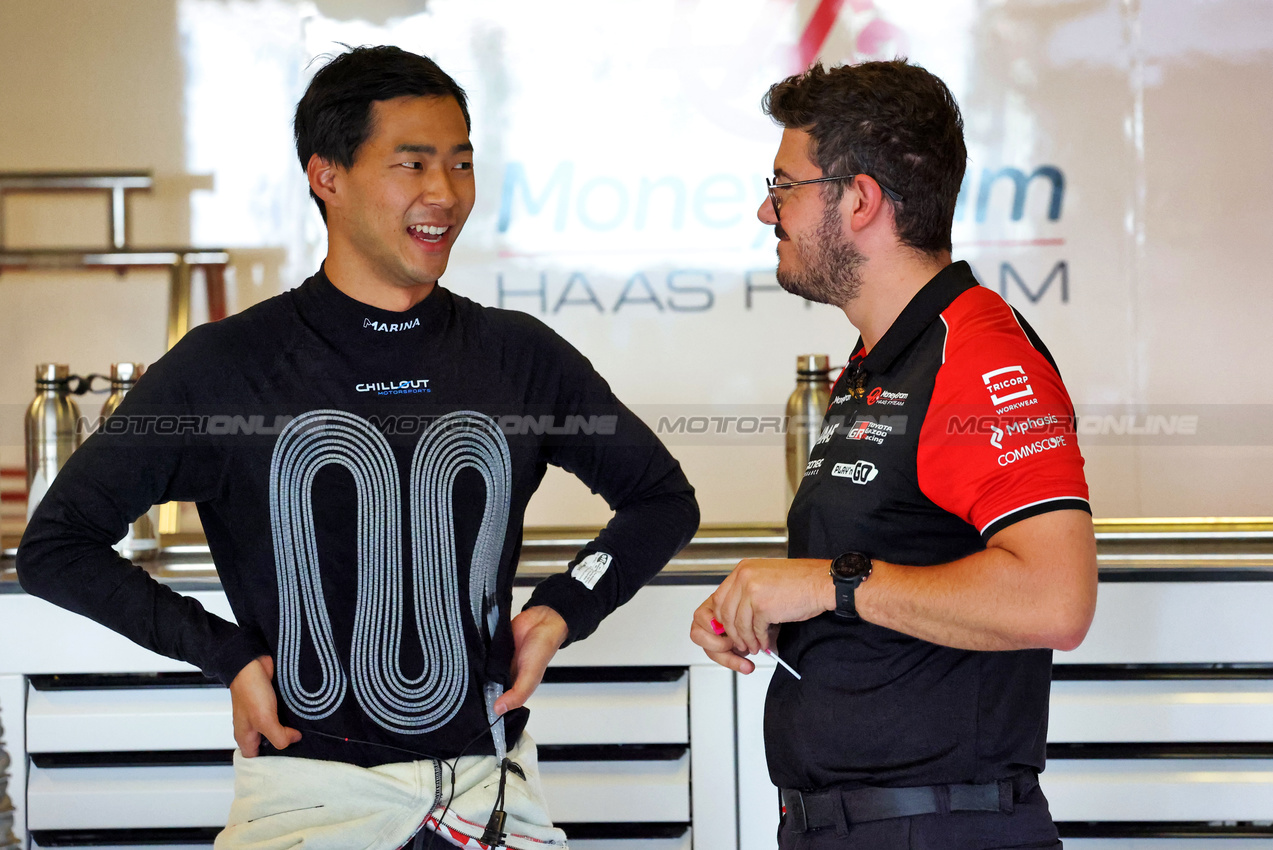 TEST ABU DHABI, Ryo Hirakawa (JPN) Haas F1 Team Reserve Driver.
09.12.2025. Formula 1 Testing, Yas Marina Circuit, Abu Dhabi, Tuesday.
- www.xpbimages.com, EMail: requests@xpbimages.com © Copyright: Charniaux / XPB Images