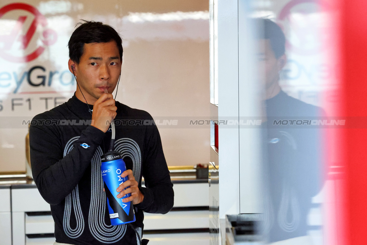 TEST ABU DHABI, Ryo Hirakawa (JPN) Haas F1 Team Reserve Driver.
09.12.2025. Formula 1 Testing, Yas Marina Circuit, Abu Dhabi, Tuesday.
- www.xpbimages.com, EMail: requests@xpbimages.com © Copyright: Charniaux / XPB Images