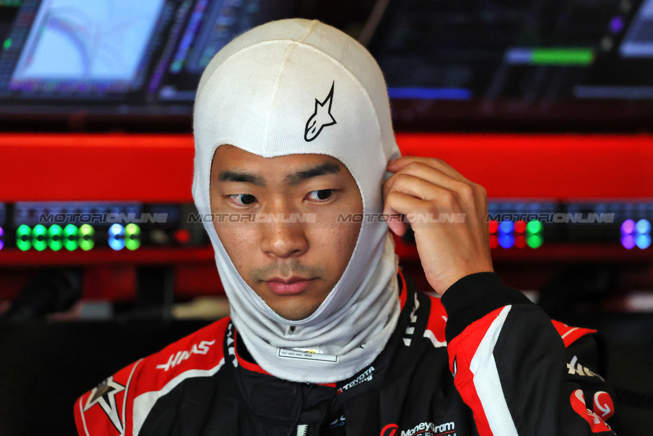 TEST ABU DHABI, Ryo Hirakawa (JPN) Haas F1 Team Reserve Driver.

09.12.2025. Formula 1 Testing, Yas Marina Circuit, Abu Dhabi, Tuesday.

- www.xpbimages.com, EMail: requests@xpbimages.com © Copyright: Charniaux / XPB Images