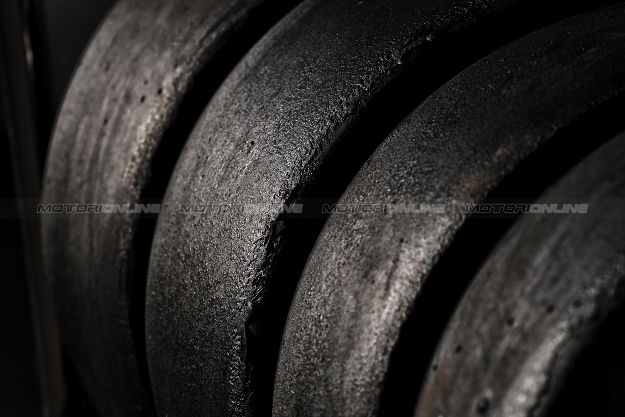 TEST ABU DHABI, Used Pirelli tyres.
09.12.2025. Formula 1 Testing, Yas Marina Circuit, Abu Dhabi, Tuesday.
- www.xpbimages.com, EMail: requests@xpbimages.com © Copyright: Moy / XPB Images