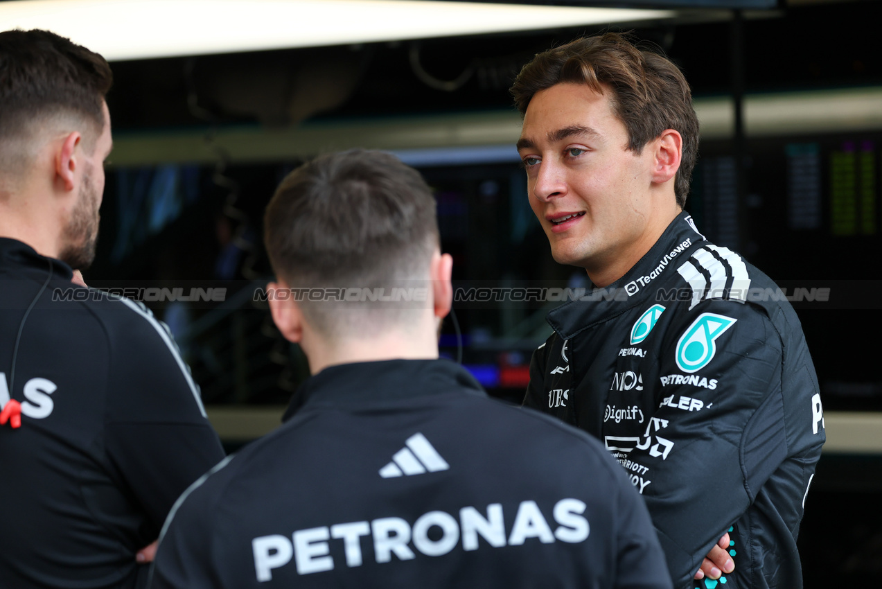 TEST BAHRAIN, George Russell (GBR) Mercedes AMG F1.

27.02.2025. Formula 1 Testing, Sakhir, Bahrain, Day Two.

- www.xpbimages.com, EMail: requests@xpbimages.com © Copyright: Batchelor / XPB Images