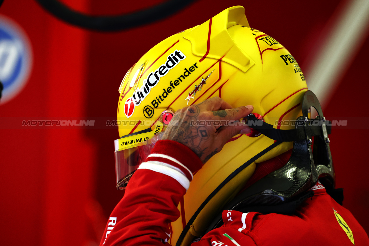 TEST BAHRAIN, Lewis Hamilton (GBR) Ferrari.

27.02.2025. Formula 1 Testing, Sakhir, Bahrain, Day Two.

- www.xpbimages.com, EMail: requests@xpbimages.com © Copyright: Charniaux / XPB Images