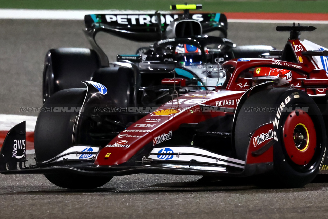 TEST BAHRAIN, Charles Leclerc (FRA), Ferrari 
27.02.2025. Formula 1 Testing, Sakhir, Bahrain, Day Two.
- www.xpbimages.com, EMail: requests@xpbimages.com © Copyright: Charniaux / XPB Images