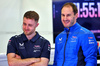 TEST BAHRAIN, Oliver Oakes (GBR) Alpine F1 Team Team Principal (Right).

27.02.2025. Formula 1 Testing, Sakhir, Bahrain, Day Two.

- www.xpbimages.com, EMail: requests@xpbimages.com © Copyright: Batchelor / XPB Images