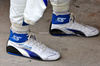TEST BAHRAIN, Carlos Sainz (ESP) Atlassian Williams Racing - racing boots.

27.02.2025. Formula 1 Testing, Sakhir, Bahrain, Day Two.

- www.xpbimages.com, EMail: requests@xpbimages.com © Copyright: Batchelor / XPB Images