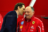 TEST BAHRAIN, (L to R): John Elkann (ITA) FIAT Chrysler Automobiles Chairman with Frederic Vasseur (FRA) Ferrari Team Principal.

27.02.2025. Formula 1 Testing, Sakhir, Bahrain, Day Two.

- www.xpbimages.com, EMail: requests@xpbimages.com © Copyright: Charniaux / XPB Images