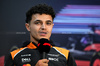 TEST BAHRAIN, Lando Norris (GBR) McLaren in the FIA Press Conference.

27.02.2025. Formula 1 Testing, Sakhir, Bahrain, Day Two.

- www.xpbimages.com, EMail: requests@xpbimages.com © Copyright: Price / XPB Images