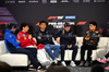 TEST BAHRAIN, (L to R): Jack Doohan (AUS) Alpine F1 Team; Charles Leclerc (MON) Ferrari; Alexander Albon (THA) Atlassian Williams Racing; Max Verstappen (NLD) Red Bull Racing; Lando Norris (GBR) McLaren, in the FIA Press Conference.

27.02.2025. Formula 1 Testing, Sakhir, Bahrain, Day Two.

- www.xpbimages.com, EMail: requests@xpbimages.com © Copyright: Price / XPB Images
