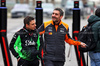 TEST BAHRAIN, Andrea Stella (ITA) McLaren Team Principal (Right).

27.02.2025. Formula 1 Testing, Sakhir, Bahrain, Day Two.

- www.xpbimages.com, EMail: requests@xpbimages.com © Copyright: Bearne / XPB Images