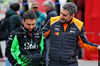 TEST BAHRAIN, Andrea Stella (ITA) McLaren Team Principal (Right).

27.02.2025. Formula 1 Testing, Sakhir, Bahrain, Day Two.

- www.xpbimages.com, EMail: requests@xpbimages.com © Copyright: Bearne / XPB Images