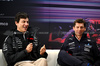 TEST BAHRAIN, (L to R): Toto Wolff (GER) Mercedes AMG F1 Shareholder e Executive Director e James Vowles (GBR) Atlassian Williams Racing Team Principal in the FIA Press Conference.

27.02.2025. Formula 1 Testing, Sakhir, Bahrain, Day Two.

- www.xpbimages.com, EMail: requests@xpbimages.com © Copyright: Price / XPB Images