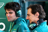 TEST BAHRAIN, Lance Stroll (CDN) Aston Martin F1 Team e Pedro De La Rosa (ESP) Aston Martin F1 Team, Team Ambassador.

27.02.2025. Formula 1 Testing, Sakhir, Bahrain, Day Two.

 - www.xpbimages.com, EMail: requests@xpbimages.com © Copyright: Coates / XPB Images