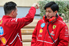 TEST BAHRAIN, Zhou Guanyu (CHN) Ferrari Reserve Driver (Right).

27.02.2025. Formula 1 Testing, Sakhir, Bahrain, Day Two.

 - www.xpbimages.com, EMail: requests@xpbimages.com © Copyright: Coates / XPB Images