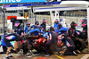 TEST BAHRAIN, Jack Doohan (AUS) Alpine F1 Team A525 practices a pit stop.

27.02.2025. Formula 1 Testing, Sakhir, Bahrain, Day Two.

- www.xpbimages.com, EMail: requests@xpbimages.com © Copyright: Batchelor / XPB Images