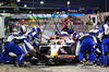 TEST BAHRAIN, Isack Hadjar (FRA) Racing Bulls VCARB 02 practices a pit stop.

27.02.2025. Formula 1 Testing, Sakhir, Bahrain, Day Two.

- www.xpbimages.com, EMail: requests@xpbimages.com © Copyright: Batchelor / XPB Images