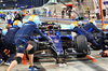TEST BAHRAIN, Carlos Sainz (ESP) Atlassian Williams Racing FW46 practices a pit stop.

27.02.2025. Formula 1 Testing, Sakhir, Bahrain, Day Two.

- www.xpbimages.com, EMail: requests@xpbimages.com © Copyright: Batchelor / XPB Images
