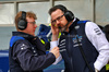 TEST BAHRAIN, George Henson (GBR) Atlassian Williams Racing Head of Engineering Coordination (Right).

27.02.2025. Formula 1 Testing, Sakhir, Bahrain, Day Two.

- www.xpbimages.com, EMail: requests@xpbimages.com © Copyright: Batchelor / XPB Images