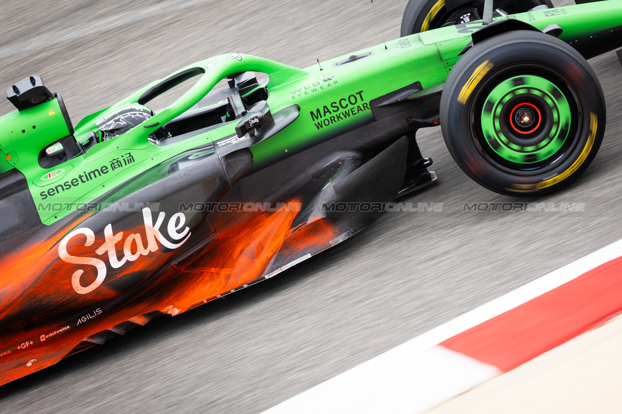 TEST BAHRAIN, Nico Hulkenberg (GER) Sauber C45.

26.02.2025. Formula 1 Testing, Sakhir, Bahrain, Day One.

- www.xpbimages.com, EMail: requests@xpbimages.com © Copyright: Bearne / XPB Images