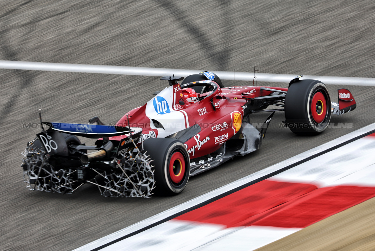 TEST BAHRAIN, Charles Leclerc (MON) Ferrari SF-25.

26.02.2025. Formula 1 Testing, Sakhir, Bahrain, Day One.

- www.xpbimages.com, EMail: requests@xpbimages.com © Copyright: Bearne / XPB Images