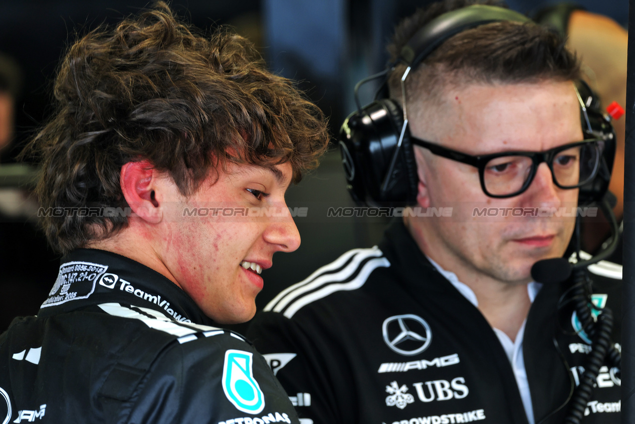 TEST BAHRAIN, Andrea Kimi Antonelli (ITA) Mercedes AMG F1.

26.02.2025. Formula 1 Testing, Sakhir, Bahrain, Day One.

 - www.xpbimages.com, EMail: requests@xpbimages.com © Copyright: Coates / XPB Images