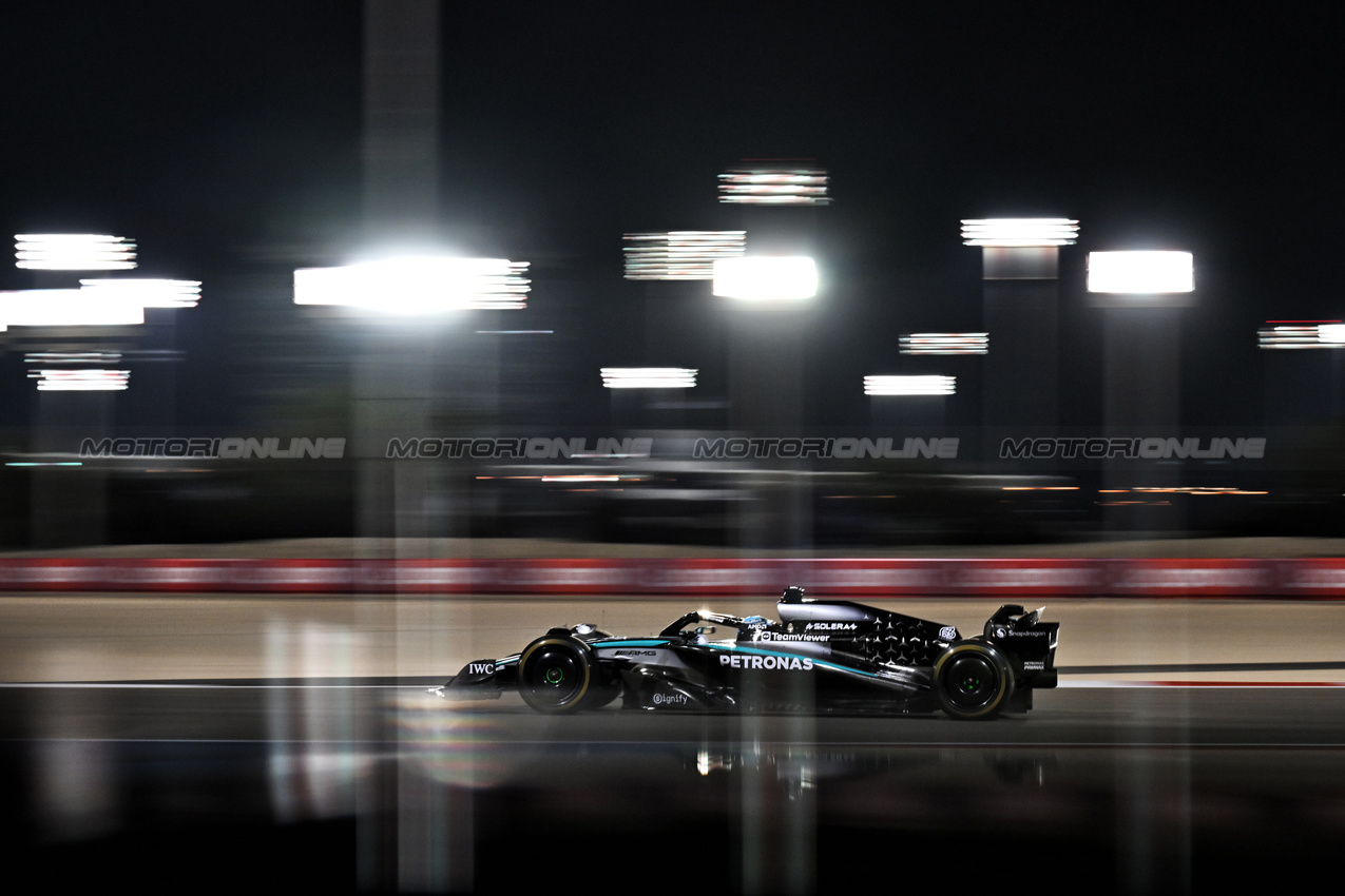 TEST BAHRAIN, George Russell (GBR) Mercedes AMG F1 W16.

26.02.2025. Formula 1 Testing, Sakhir, Bahrain, Day One.

- www.xpbimages.com, EMail: requests@xpbimages.com © Copyright: Price / XPB Images