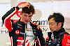 TEST BAHRAIN, (L to R): Oliver Bearman (GBR) Haas F1 Team with Ayao Komatsu (JPN) Haas F1 Team Principal.

26.02.2025. Formula 1 Testing, Sakhir, Bahrain, Day One.

- www.xpbimages.com, EMail: requests@xpbimages.com © Copyright: Charniaux / XPB Images