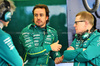 TEST BAHRAIN, (L to R): Fernando Alonso (ESP) Aston Martin F1 Team with Andy Cowell (GBR) Aston Martin F1 Team Group CEO e Team Principal.

26.02.2025. Formula 1 Testing, Sakhir, Bahrain, Day One.

- www.xpbimages.com, EMail: requests@xpbimages.com © Copyright: Batchelor / XPB Images