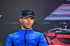 TEST BAHRAIN, Pierre Gasly (FRA) Alpine F1 Team in the FIA Press Conference.

26.02.2025. Formula 1 Testing, Sakhir, Bahrain, Day One.

- www.xpbimages.com, EMail: requests@xpbimages.com © Copyright: Price / XPB Images